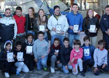 El Centro Galego de Vela cierra el año con una Nadal Race multitudinaria