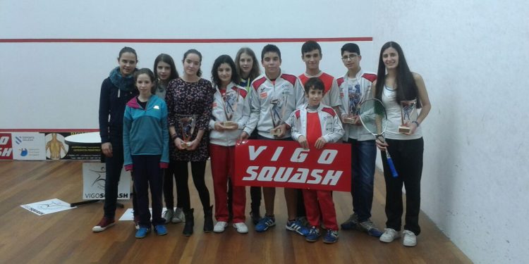 Éxito del Vigo Squash en la Copa Ibérica