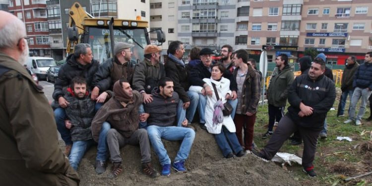 El Concello afirma que hay «violentos» y «radicales celtarras» infiltrados en la rotonda de Coia