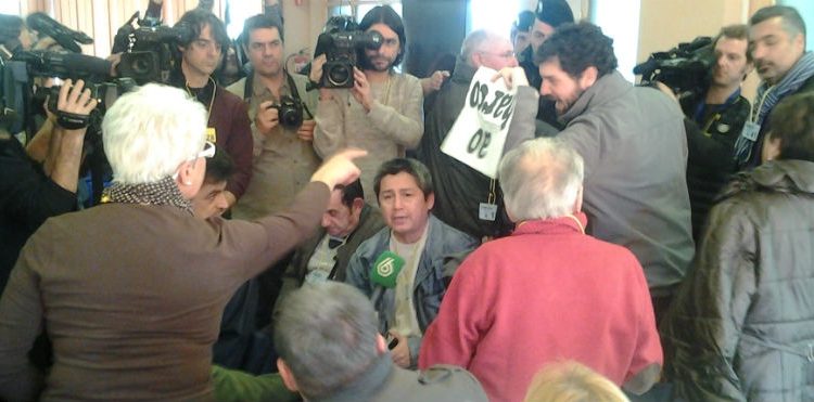 Bronca, discurso de Caballero y acusaciones a la CIG (cuatro vídeos)