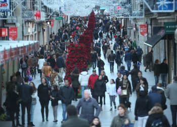 Primera tarde de compras navideñas