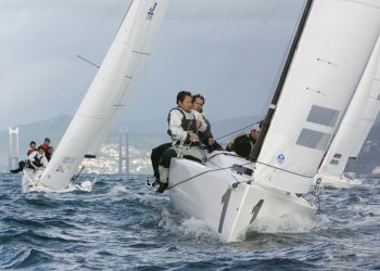 La flota de J70 se cita este fin de semana en la ría de Vigo en la segunda fase del Circuito