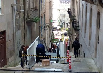 La humedad puede con las escaleras mecánicas