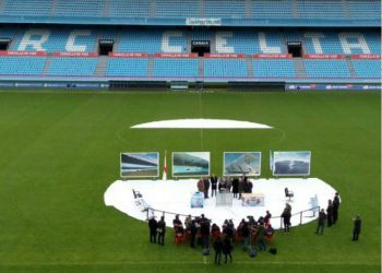 Las obras en la grada de Preferencia comenzarán tras el partido ante el Atlético