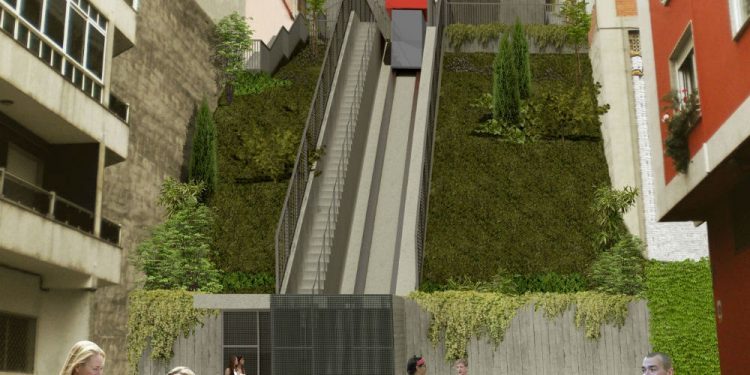 El Concello invertirá 490.000 euros en el ascensor que unirá Pi Margall y Camelias