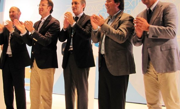Feijóo, Louzán y Figueroa eligen en Madrid al candidato vigués