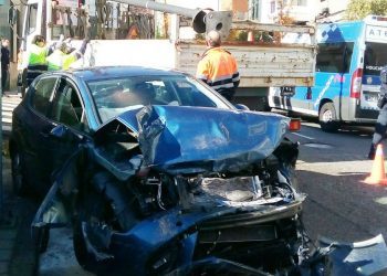 Detenido un conductor ebrio que provocó varios accidentes en Vigo