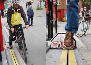 El Concello estudiará instalar en Vigo el invento nórdico para elevar bicis