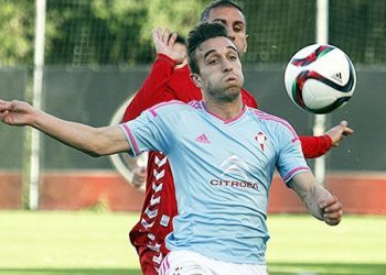El Celta B sucumbe ante el potencial del Murcia (0-2)