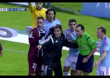 Competición sanciona con dos partidos a Berizzo, que estará en Riazor