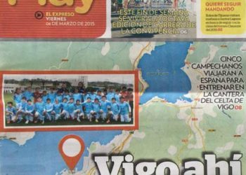 Vigo y la cantera del Celta, primera página en México