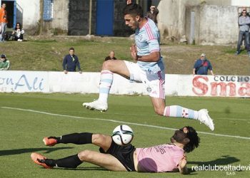 Toni Otero debuta con el Celta B con una convincente victoria (2-0)