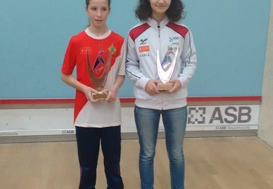 Icía Riveiro, del Vigo Squash, revalida su título de campeona de España