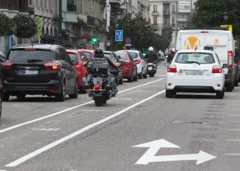 Vigo ya tiene en Areal su segundo carril para motos
