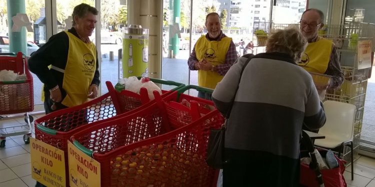 Las siete toneladas de comida recogidas en la Operación Kilo llegarán a 21.000 personas