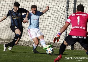 El líder no tuvo piedad del Celta B, que se acerca a la zona peligrosa