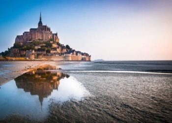 La súper marea de Mont Saint-Michel