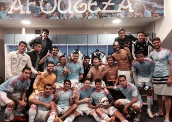 Santi Mina entra en la historia del Celta y de la Liga