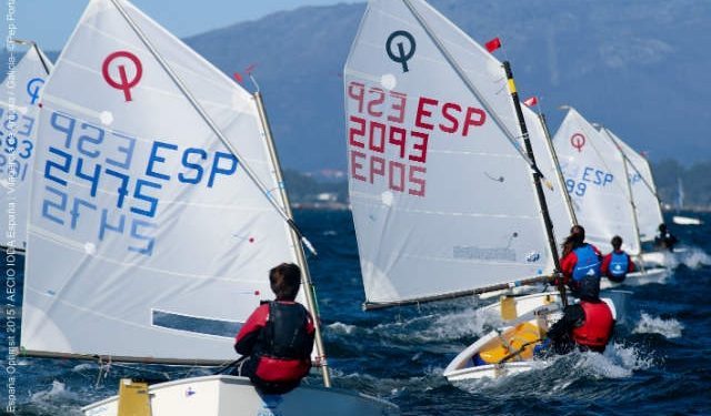 El vigués Wizner se cuela en el «top-ten» de la Copa de España de Optimist