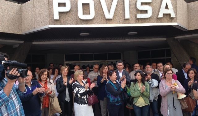 Clamor solidario en Povisa con la joven agredida por su expareja