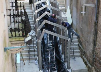 Las escaleras mecánicas se reabren la próxima semana ya cubiertas