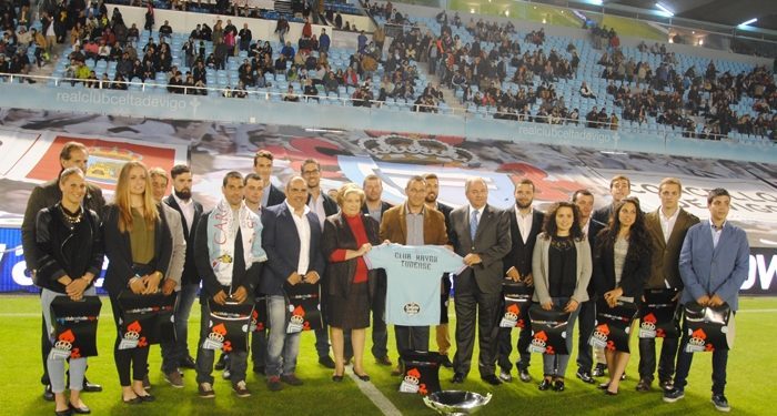El Kayak Tudense, talismán en la noche mágica del Celta