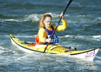 El Ría de Aldán, líder de la Liga Gallega de Kayak de Mar tras las dos primeras pruebas
