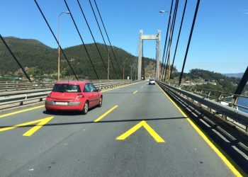 Audasa inicia la ampliación del Puente de Rande con la nueva señalización