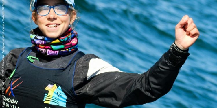 Sin rival para Aina Colom en la Copa de España de Optimist en Vilagarcía
