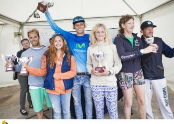 Florian Trittel y Elena Kalinina ganan el Trofeo Princesa Sofía Iberostar en la clase Kiteboarding