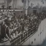 15-05-07ArchivoPachecoLlegadaCorosDanzasArgentiaMonteAlbertia 1948