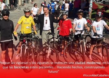 Caballero anuncia cuatro carriles-bici por el centro de la ciudad