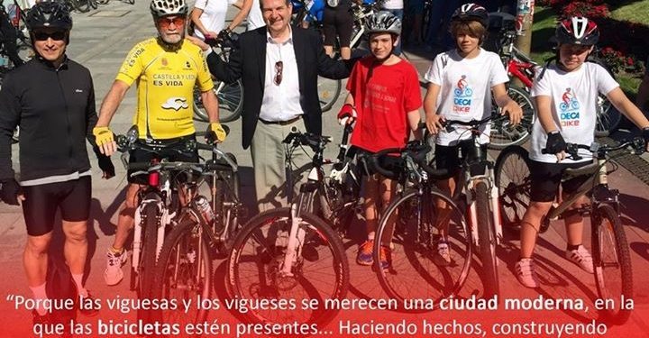 Caballero anuncia cuatro carriles-bici por el centro de la ciudad