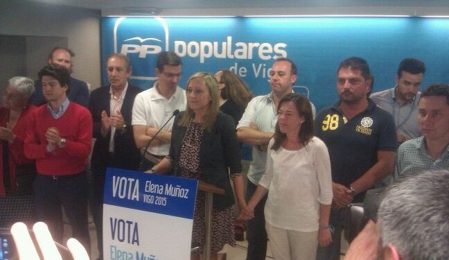 Elena Muñoz: «Es un mensaje duro de los vigueses al PP»