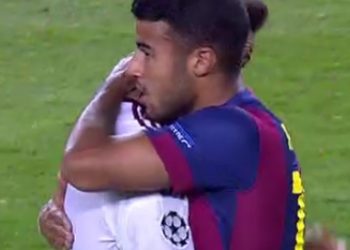 El abrazo fraternal vigués que se coló en el festival de Messi