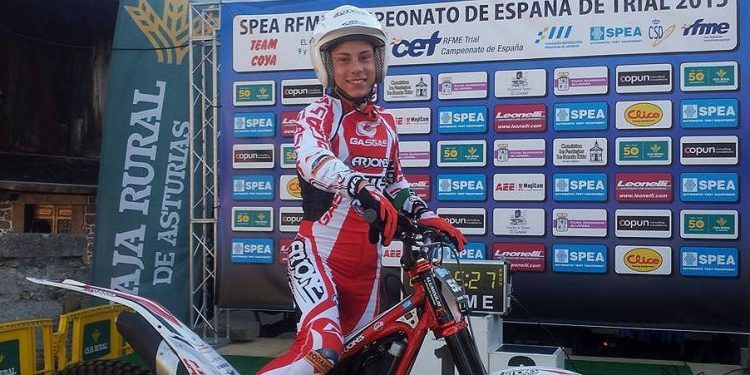 Gabriel Marcelli gana la categoría júnior en la quinta prueba del Campeonato de España de Trial