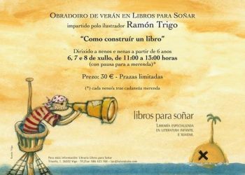 O ilustrador Ramón Trigo impartirá o obradoiro infantil «Como construir un libro»