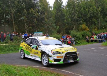 El vigués Alberto Meira se llevó la victoria en el Rally de Narón