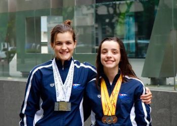 Tres medallas para la nadadora del Náutico Patricia Barbier en el Nacional alevín
