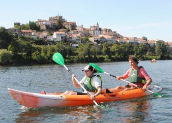 Ensayo general del Descenso del Miño, que se celebrará el 15 de agosto