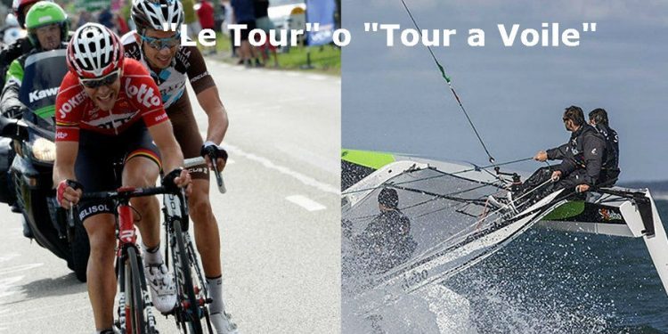 Tour de France, ¿a vela o en bicicleta?