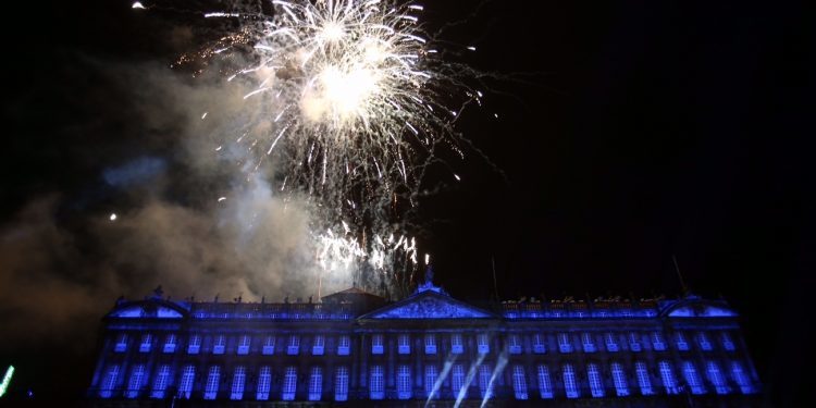 Galicia brilló en el cielo de Compostela