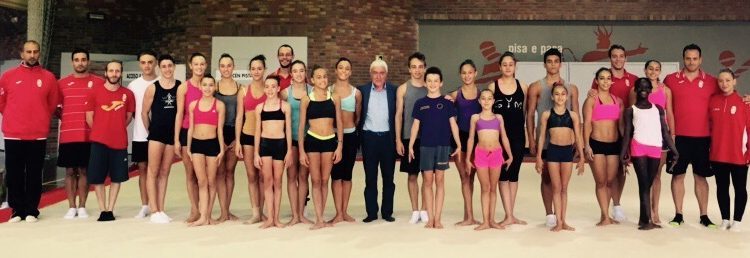 Buenos deseos para la selección española de gimnasia acrobática