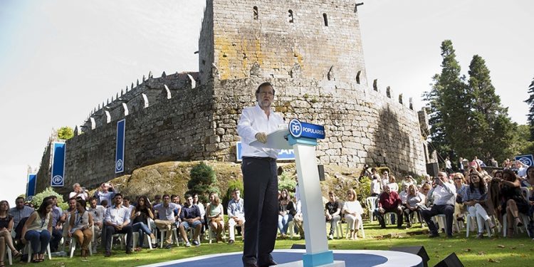 El PP cumple con la tradición en Soutomaior y desafía a la Diputación