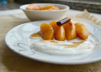 Compota afgana de melocotón