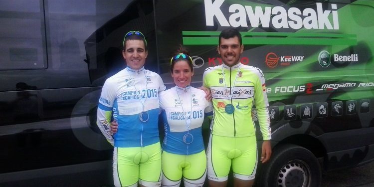 Aida Valiño y Aser Estévez, campeones gallegos de contrarreloj