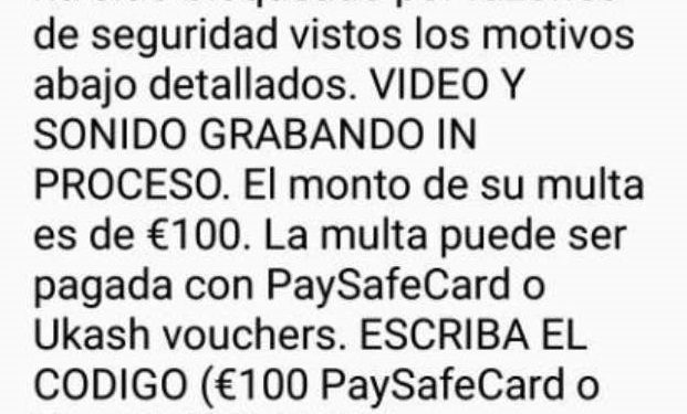 Alertan contra una estafa a través del móvil