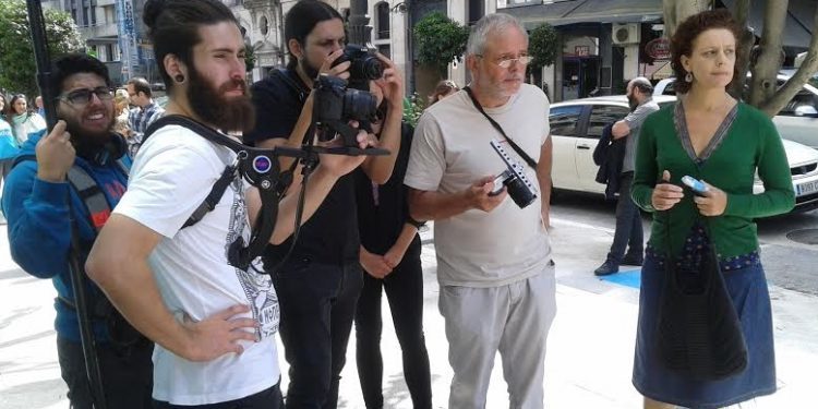 García Barbón, plató por un día de un spot con conciencia