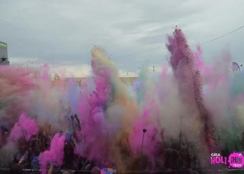 Deporte y diversión, de la mano bajo los colores de la Holi Run