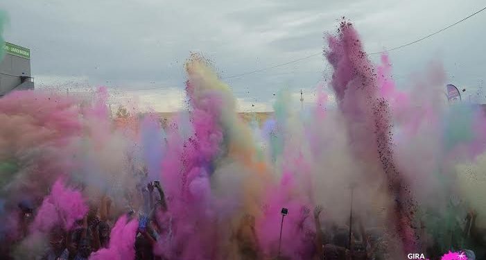 Deporte y diversión, de la mano bajo los colores de la Holi Run
